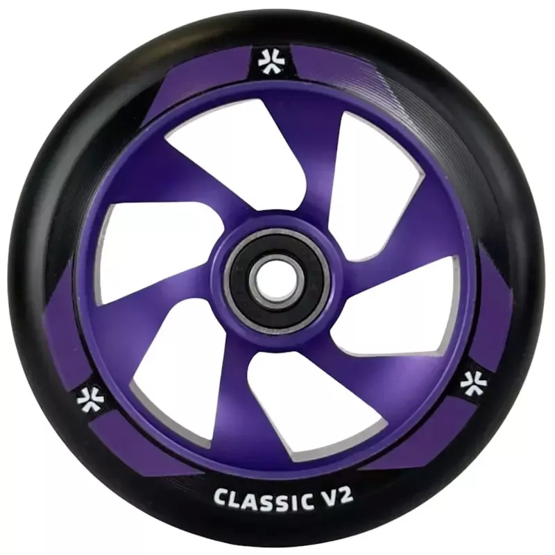 Union Ratas tõukerattale Classic V2 Pro Scooter Wheel 110mm, black/purple