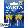 Varta patarei 50x2 Longlife Power Mono D LR 20 VPE Masterkarton