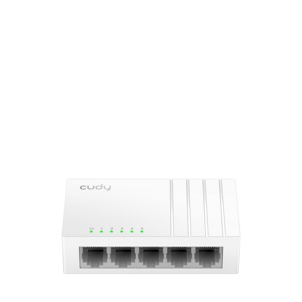 Cudy switch GS105U network Unmanaged Gigabit Ethernet (10/100/1000) valge