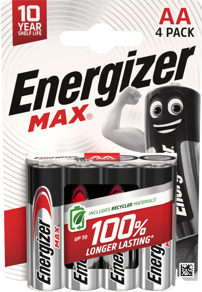 Energizer patarei Energizer Max Alkaline AA CHP4