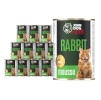 John Dog kassitoit Mousse Rabbit - Wet Cat Food- 12x400g