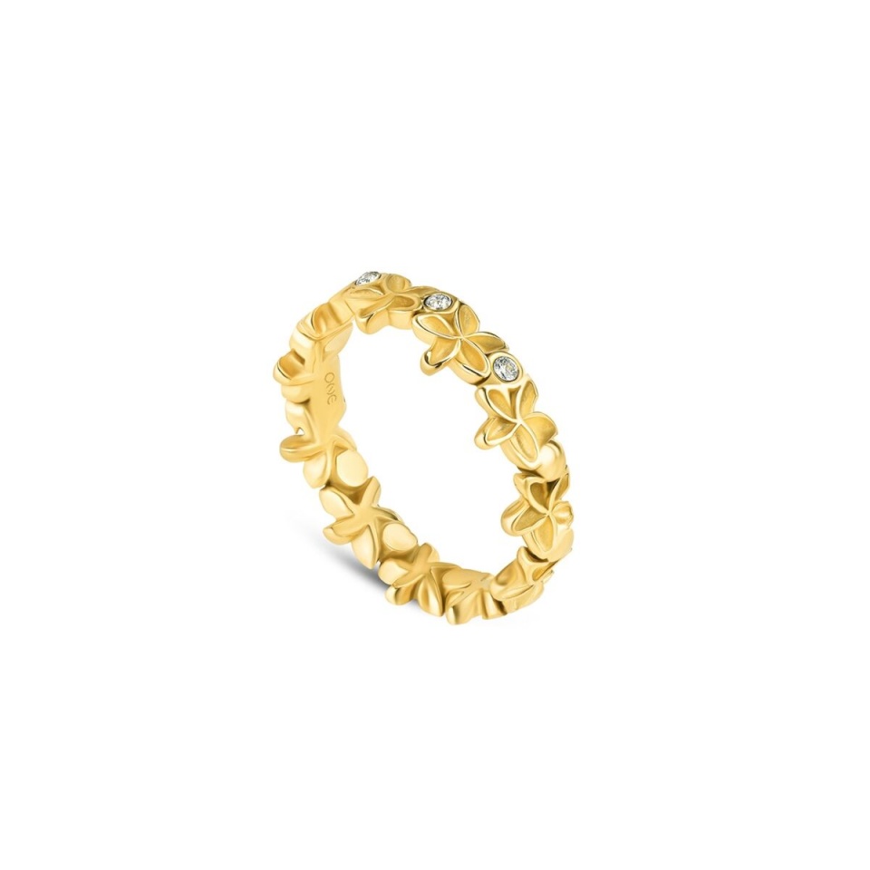 One Jewels naiste sõrmus OJPFR01G-7 kuldne 7