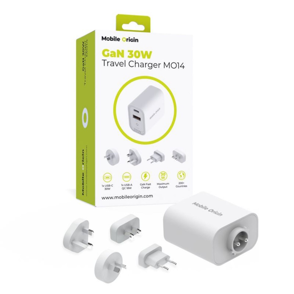 Mobile Origin 30W Travel Charger MO14 EU/USA/UK/AUS
