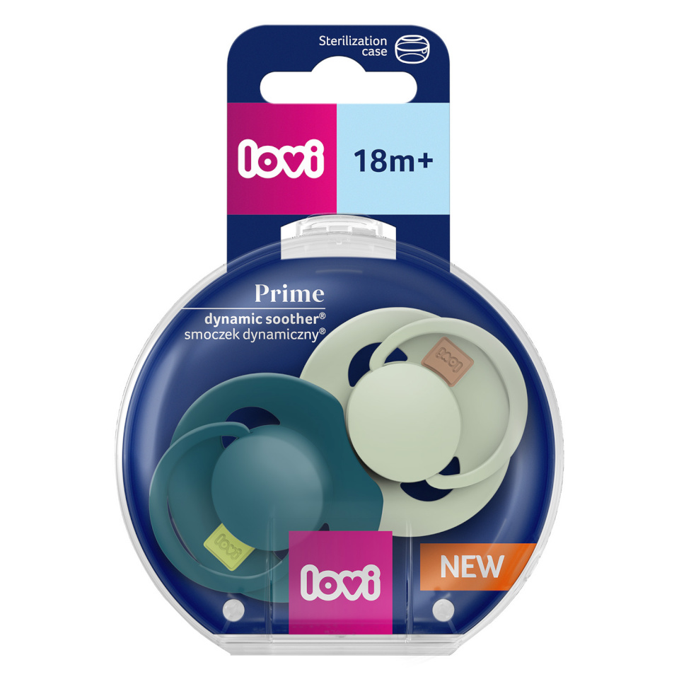 Canpol silikoonist dünaamiline lutt Prime, Pistachio/Green, 18+m, 2 tk., 34/415