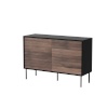 Cama Meble puhvetkapp CORTINA 1D3S chest of drawers 120x40x81 must/walnut