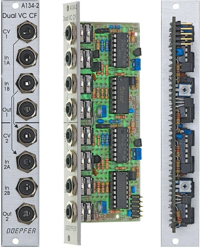 Doepfer A-134-2 kahepingega juhitav crossfader Eurorack moodul