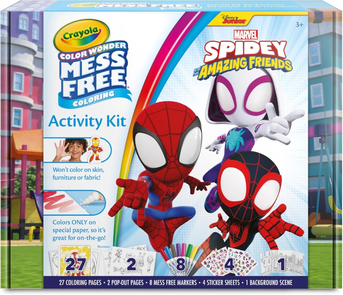 Crayola loovkomplekt Color Wonder Activity Spidey, 75-7193