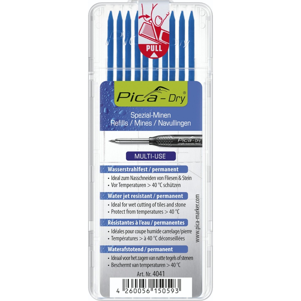 Pica marker DRY Refills sinine