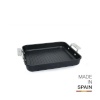 Valira grillpann AIRE 23X23. must alumiinium