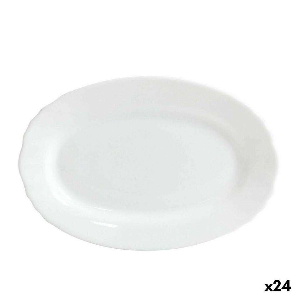 Bormioli Serveerimisvaagen Ebro Klaas ovaalne 23x15,5x2,1cm (24tk)