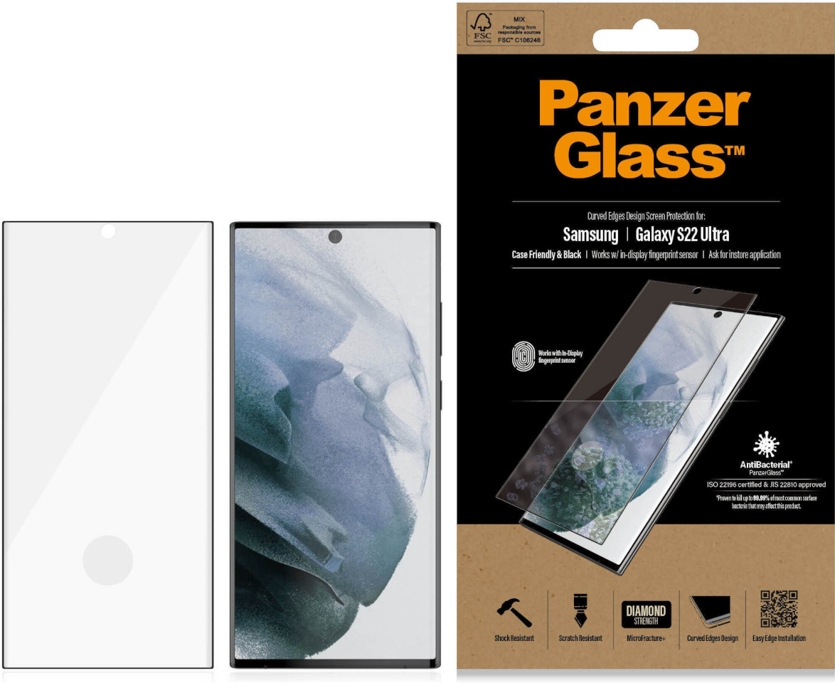 Panzerglass anzerGlass Galaxy S22 Ultra Case Friendly, must AB