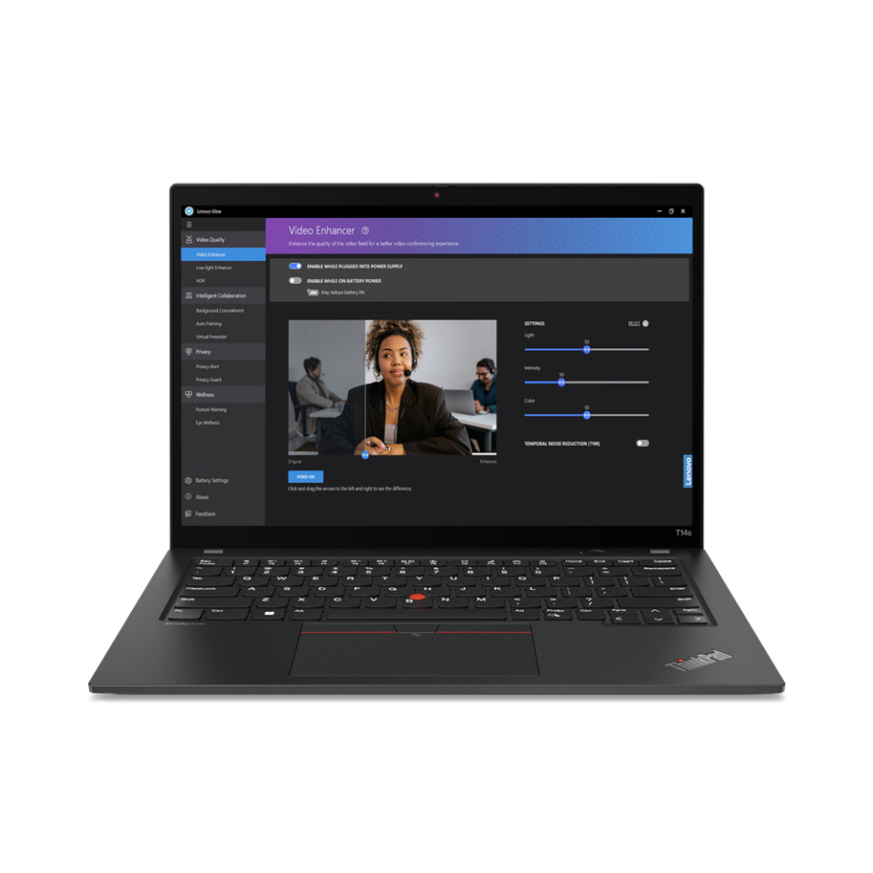 Lenovo sülearvuti 14" T14s G4 i7-1355U, 16GB, 512GB M.2 SSD, WUXGA, WWAN upgradeable, W11P Software GB Keyboard GB Garantii 1a