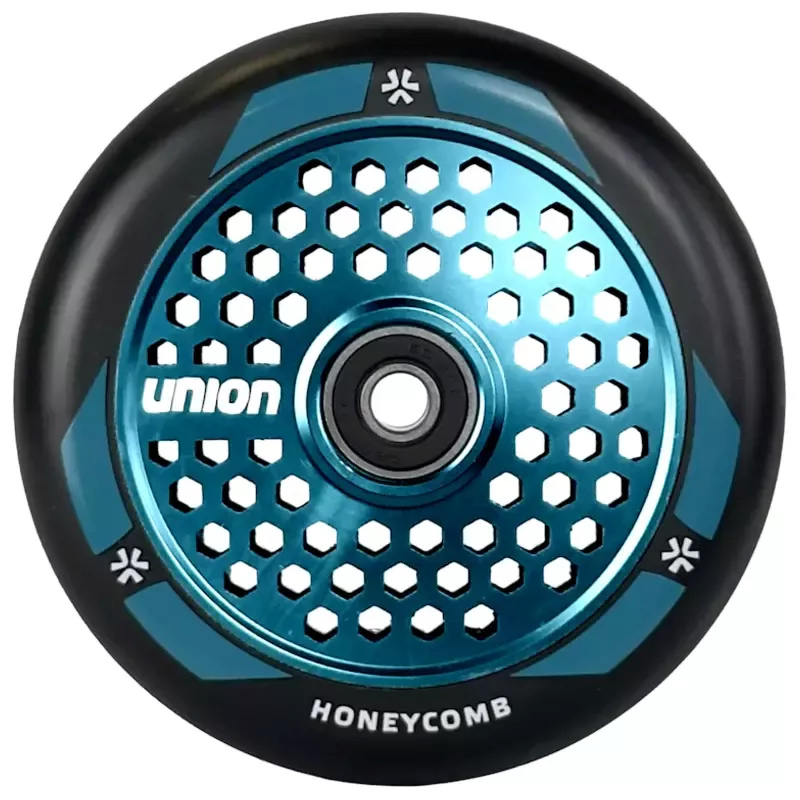 Union Ratas tõukerattale Honeycomb Pro Scooter Wheel 110mm, must/polished teal