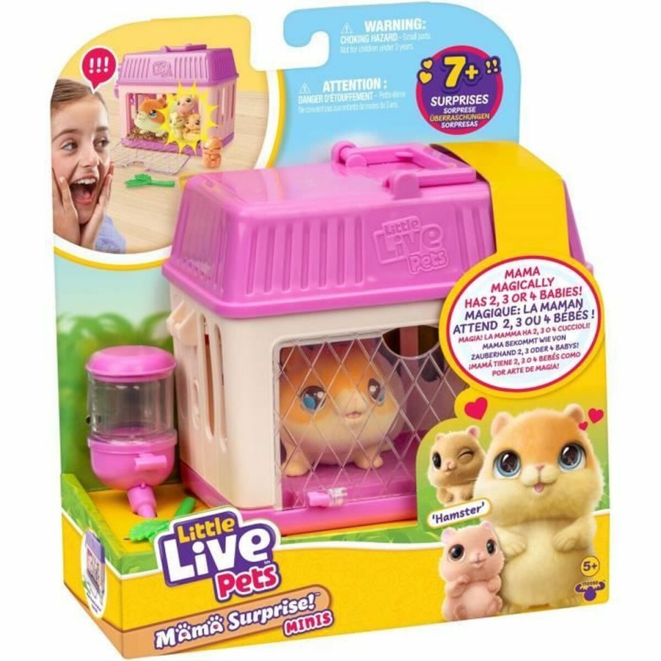 Little Live Pets pehme mänguasi Mama Surprise Hamsters oranž Orange Plüüš Hamster