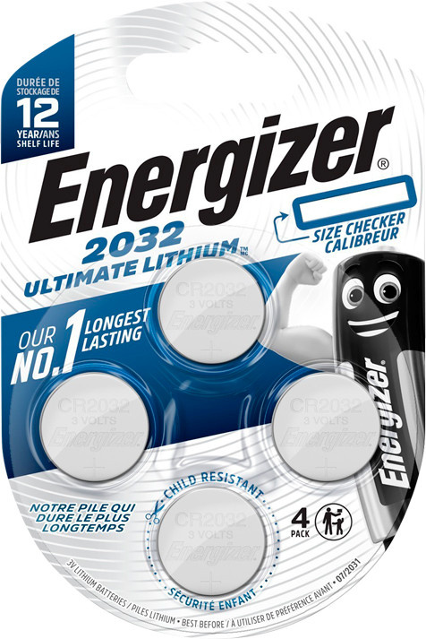 Energizer patarei Energizer Ultimate Lithium CR2032 BP4