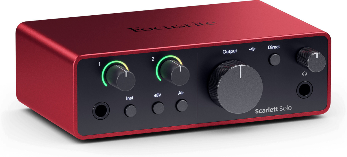 Focusrite Scarlett Solo (4. põlvkonna) helikaart