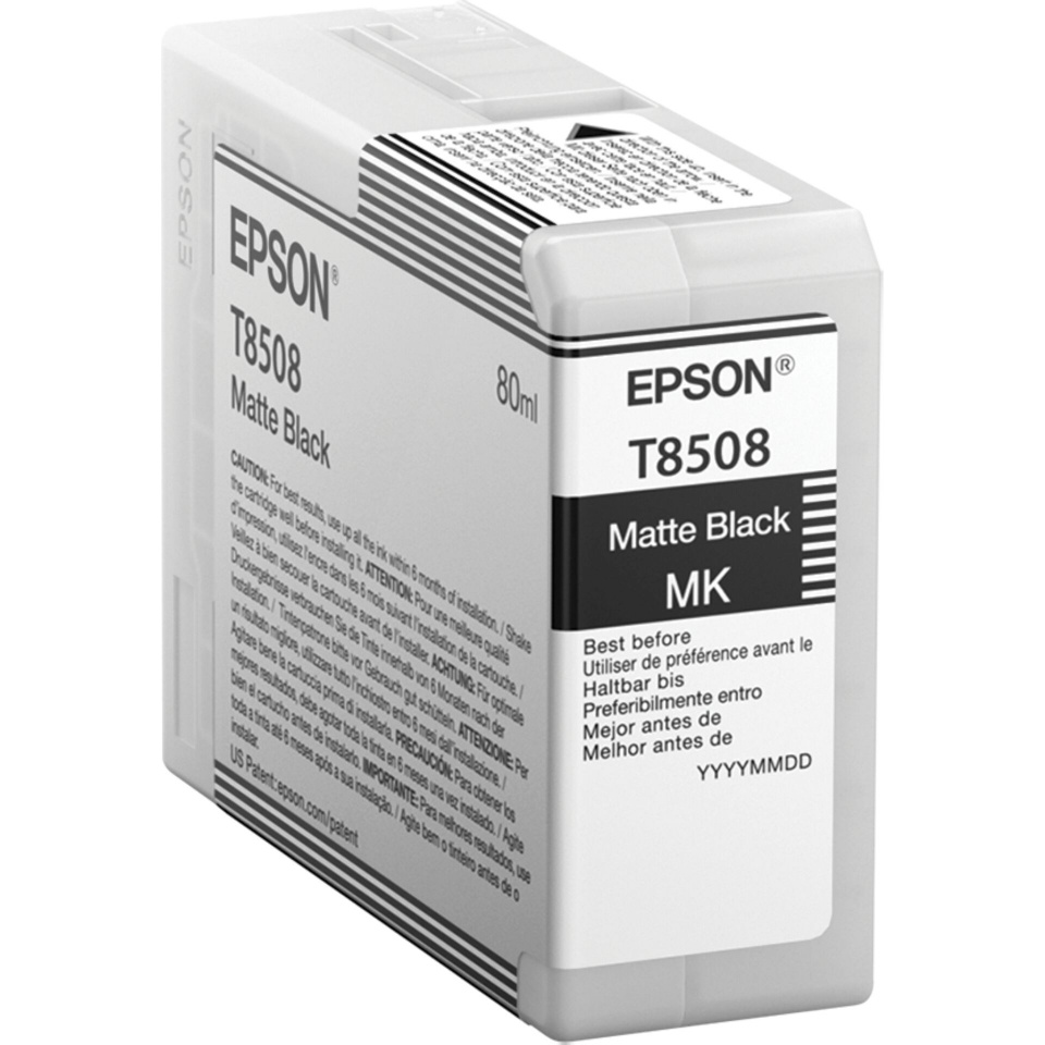 Epson tindikassett Epson mattmust T850 80ml T8508N
