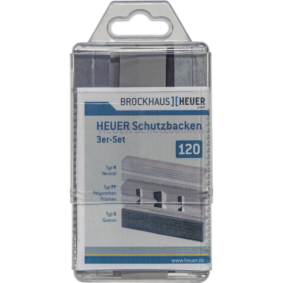 HEUER Protective Jaw Set SZ 120 contains Protective Jaw Type N,G