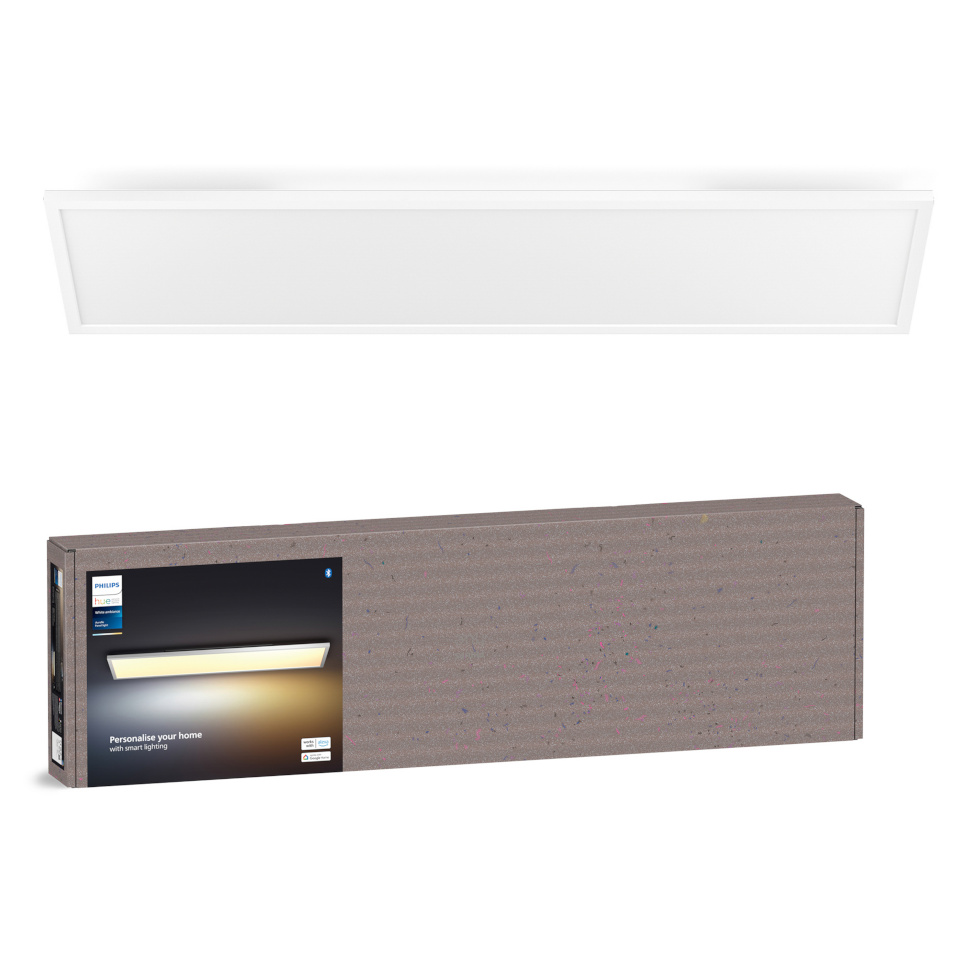 Philips Hue Aurelle laevalgusti 39 W, 2000–6500 K, 3750 lm, ristkülikukujuline, valge