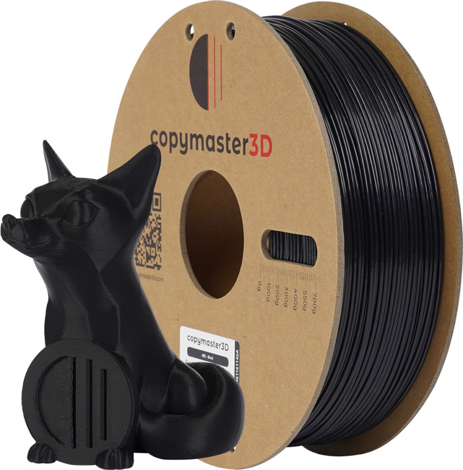 Copymaster3D ABS 3D printeri niidid, 1,75 mm, mustad
