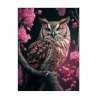 Norimpex Diamond mosaic - Owl in roses