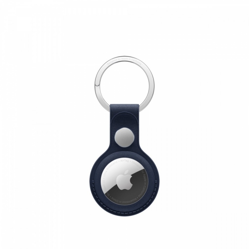 Apple AirTag FineWoven Key Ring - Deep sinine