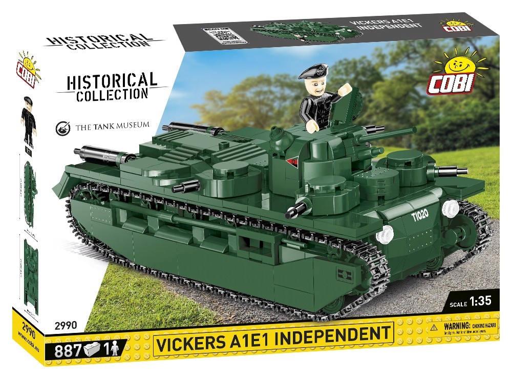 Cobi klotsid Historical Collection Vickers A1E1 Independent