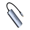 Mokin USB jagaja MOKiN 7 in 1 Multiports Hub USB-C to 3x USB3.0+ SD/TF + HDMI + PD (hõbedane)