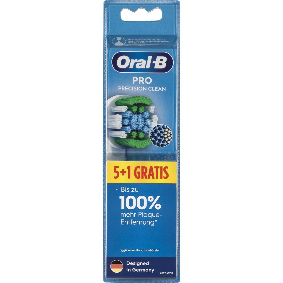 Braun lisaharjad Oral-B Pro Precision Clean Brush Heads, 6tk