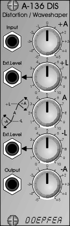 Doepfer A-136 Distortion / Waveshaper Eurorack moodul