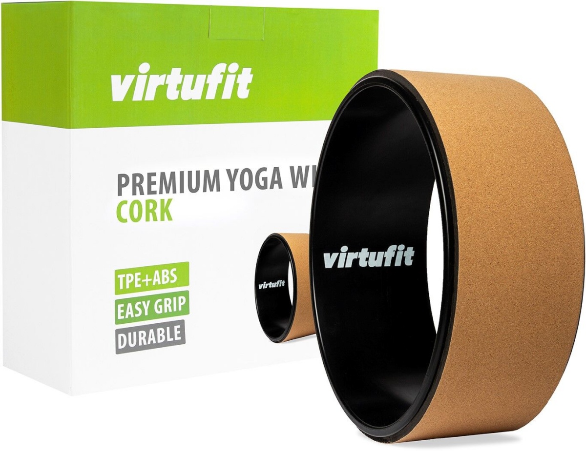 VirtuFit Joogarõngas Premium Cork Yoga Wheel - 33 cm