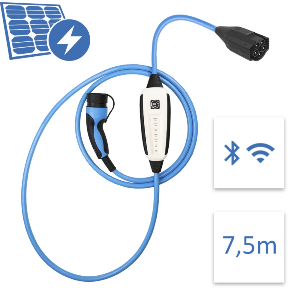 NRGkick elektriauto laadimisjaam 32A Pure for PV-User 7,5m Standard WLAN