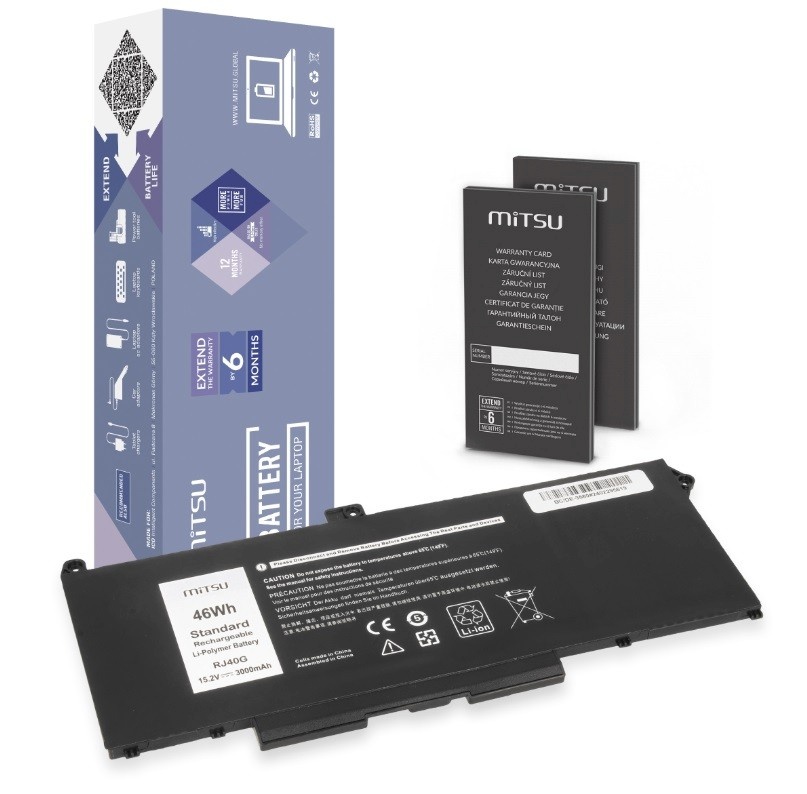 Mitsu DELL LATITUDE PRECISION 3000mAh 15,2V