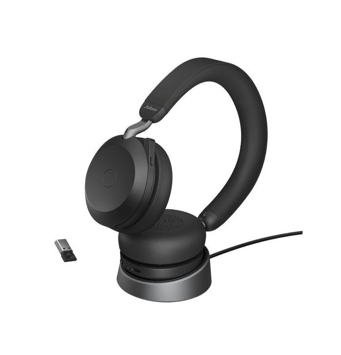 Jabra kõrvaklapid Headphones Evolve2 75 Link380a MS Stereo Stand