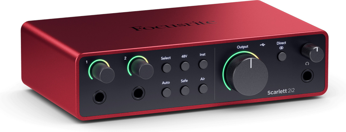 Focusrite Scarlett 2i2 (4. põlvkonna) helikaart