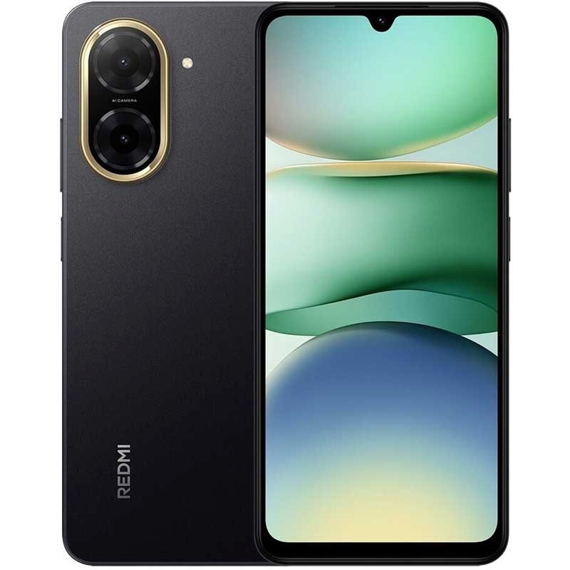 Xiaomi mobiiltelefon Redmi A5 (Midnight must) Dual SIM 6.88“ IPS LCD 720x1640/1.8GHz&1.6GHz/64GB/3GB RAM/Android 15/microSDXC/WiFi,BT/4G,MZB0JSEEU |