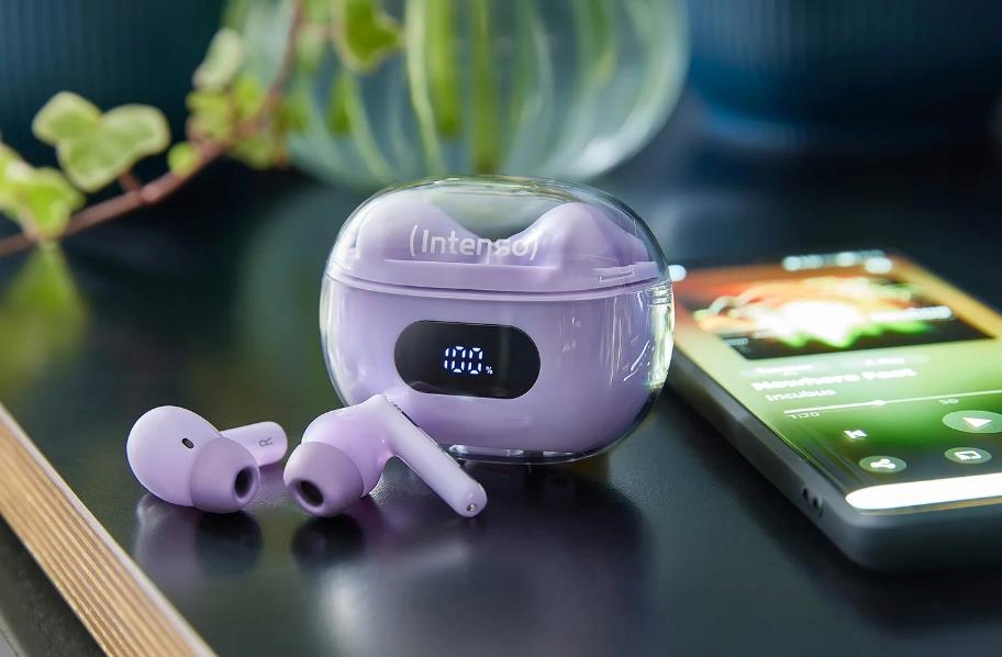 Intenso juhtmevabad kõrvaklapid Plus T310ae, lilla