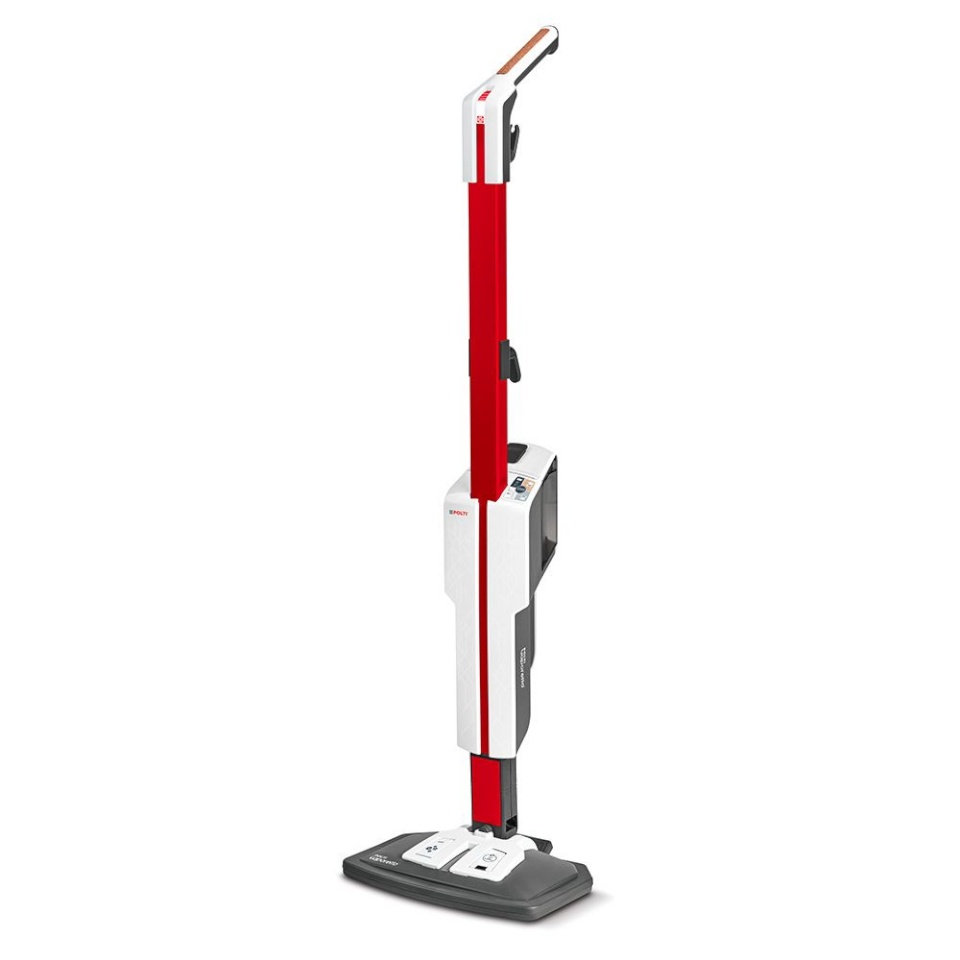 Polti aurupuhasti Steam mop with integrated portable cleaner PTEU0306 Vaporetto SV650 Style 2-in-1 Power 1500 W, Water tank capacity 0.5 L, punane/valge