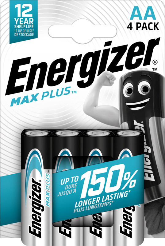 Energizer patarei Energizer Max Plus Alkaline AA CHP4