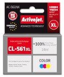 Activejet AC-561NX Printer Ink for Brother, Replacement Canon CL-561XL; Supreme; 18 ml; Color