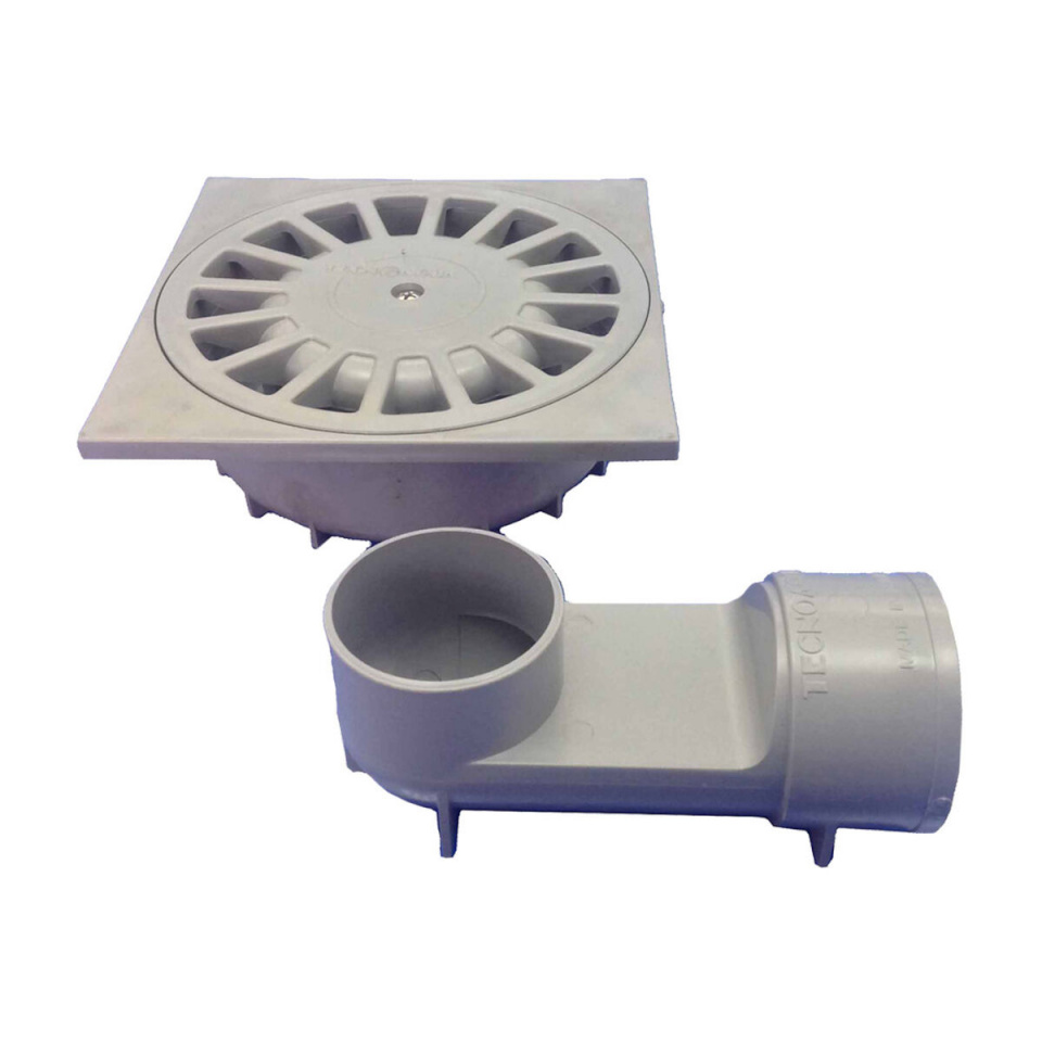 20279 Drenaaž Tecnoagua T-88 VH PVC 10,5x10,5x4,4cm Ø 4cm