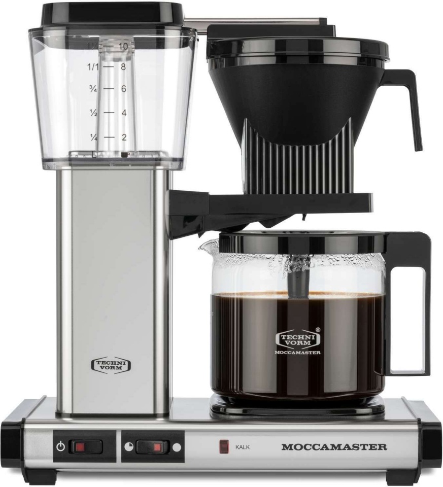 Moccamaster kohvimasin Automatic S, hõbedane