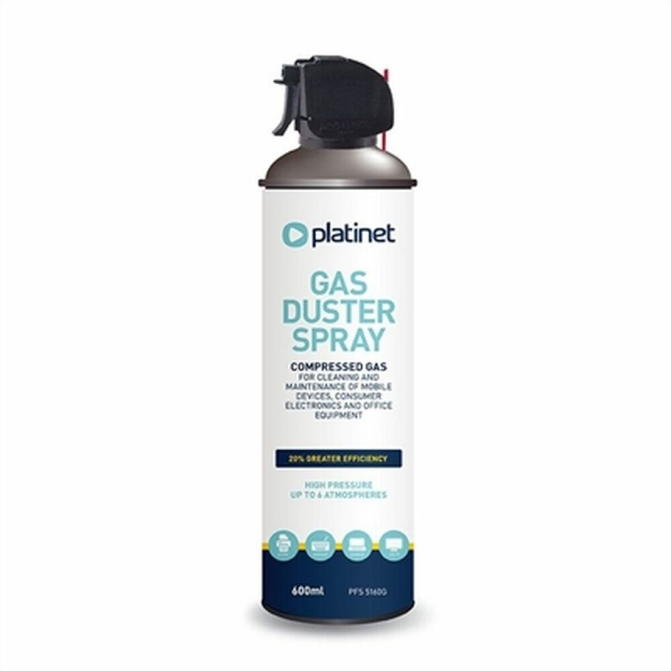 Platinet suruõhk päästikuga PFS5160G Gas Duster Spray, 600ml