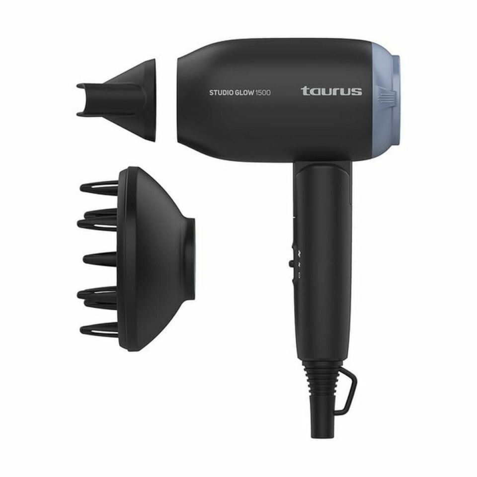 Taurus föön Studio Glow Hair Dryer, 1400W, must