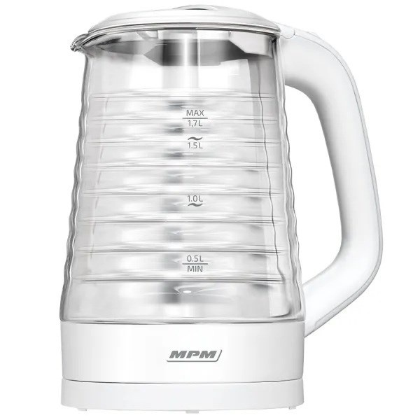MPM veekeetja MCZ-124 Electric Kettle, 1,7L, 2200W, valge