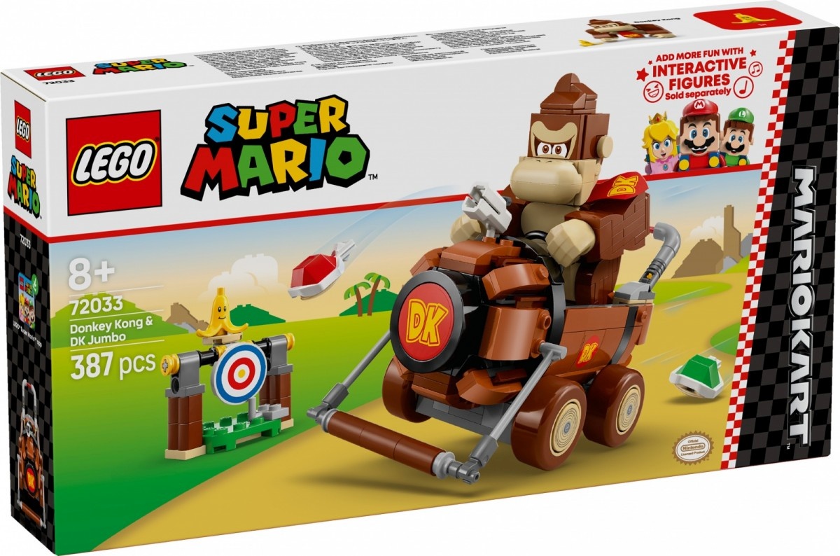 Lego klotsid Super Mario 72033 Mario Kart - Donkey Kong i DK Jumbo