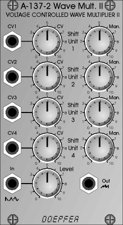 Doepfer A-137-2 Wave Multiplier II Eurorack moodul