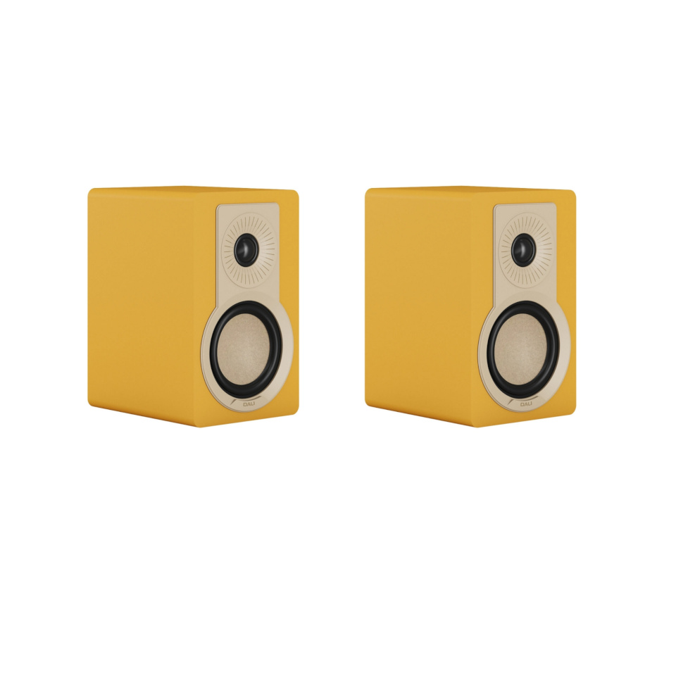 DALI riiulikõlar Kupid, Golden Yellow, 2tk