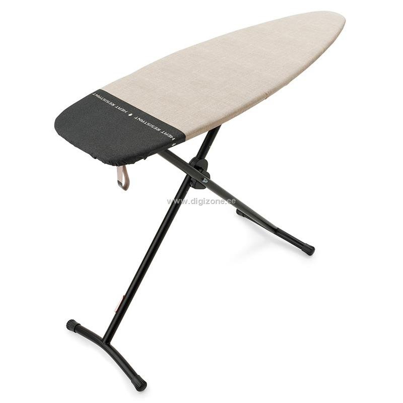 Brabantia auru- ja triikimislaud D Steam & Ironing Board, 135x45cm, helehall