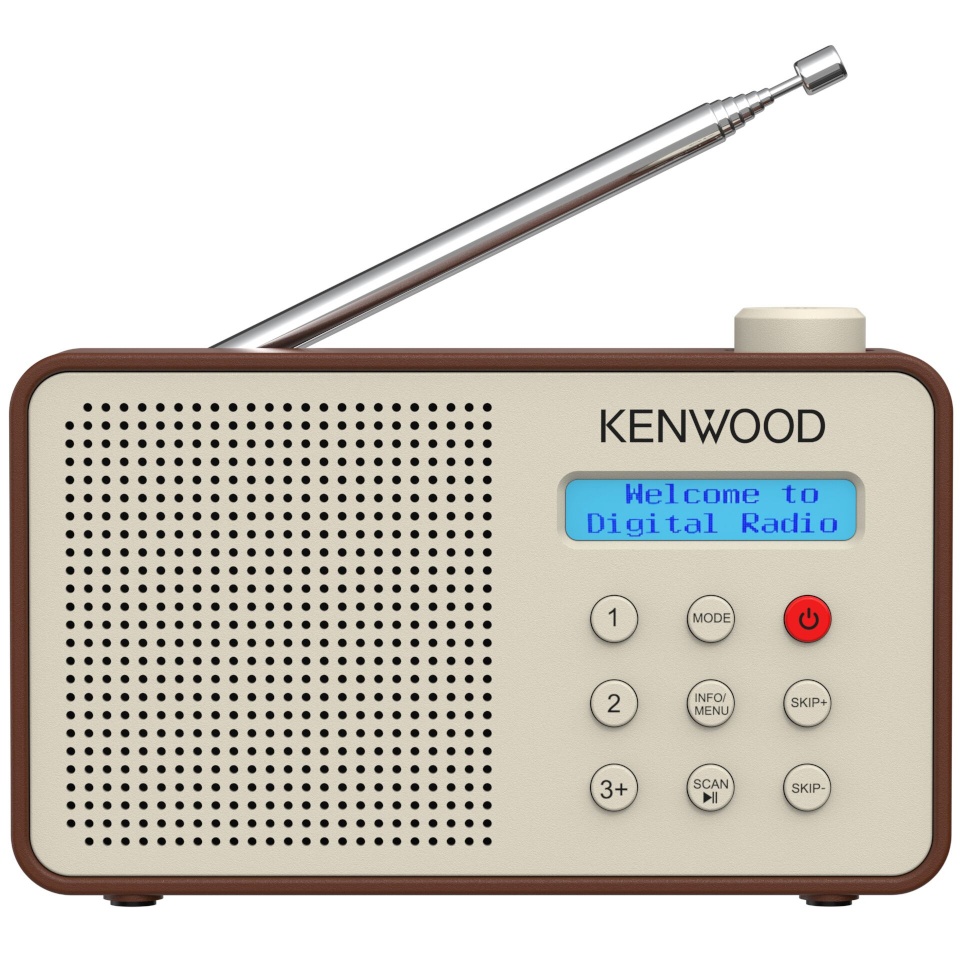 Kenwood raadio CR-M25DAB braun